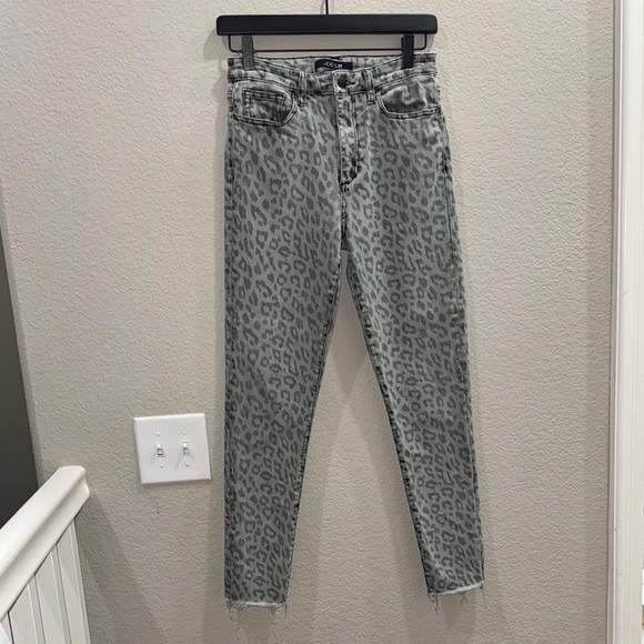 Joe's Jeans Gray Skinny Leopard Print - Picture 1 of 7